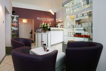 Čekárna a recepce salonu BeautyShape