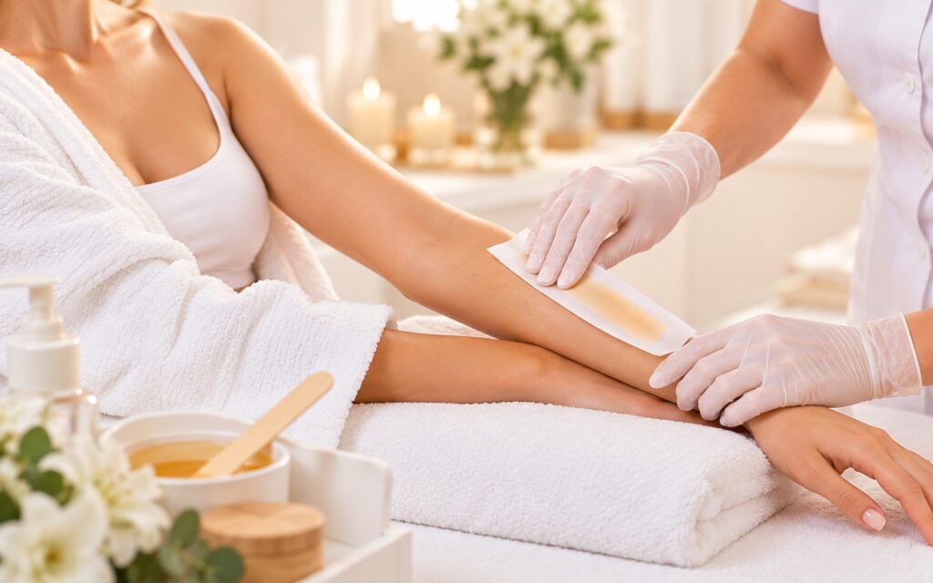 Legs waxing Prague