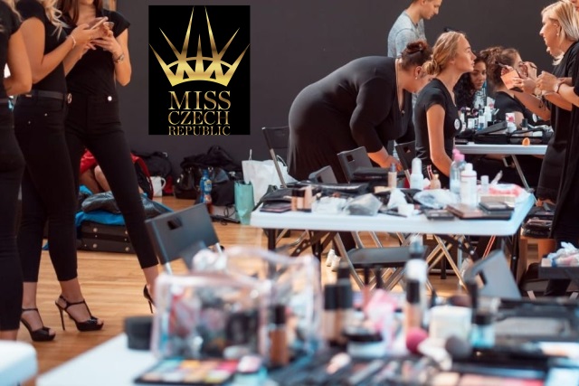 Professional make-up in Prague – Miss Czech Republic 2018