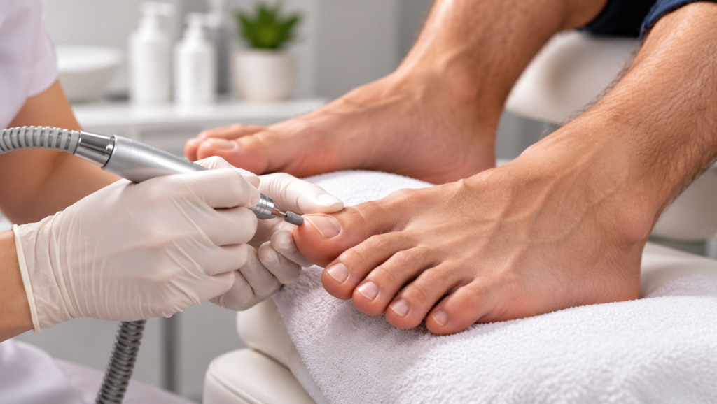 Instrumental pedicure for men – GERLACH TECHNIK (Germany)
