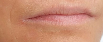 Před – 3D make-up rtů
