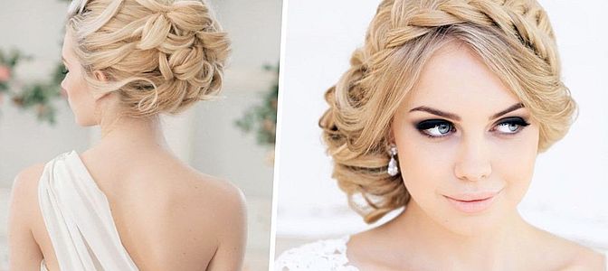 Wedding hairstyles and bridal makeup